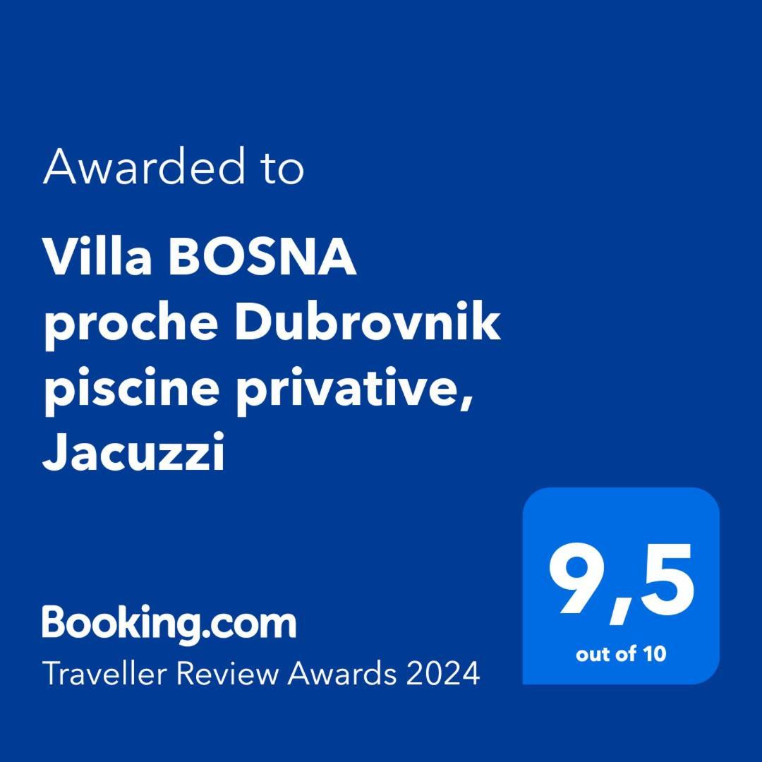 Villa Bosna Near Dubrovnik Very Beautiful Villa Entirely Privatized Swimming Pool, Jacuzzi, Sauna, Billiard, Ping-Pong Ivanica 外观 照片